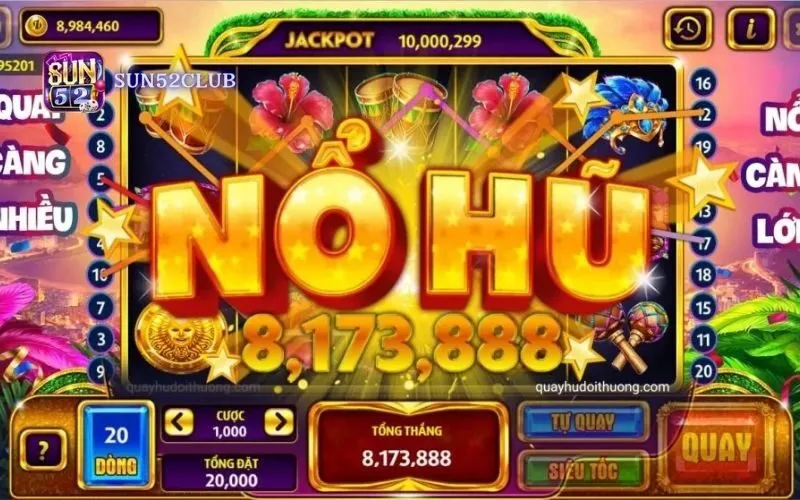 Hướng dẫn chơi game nổ hũ Sun52: Nhận thưởng cực khủng