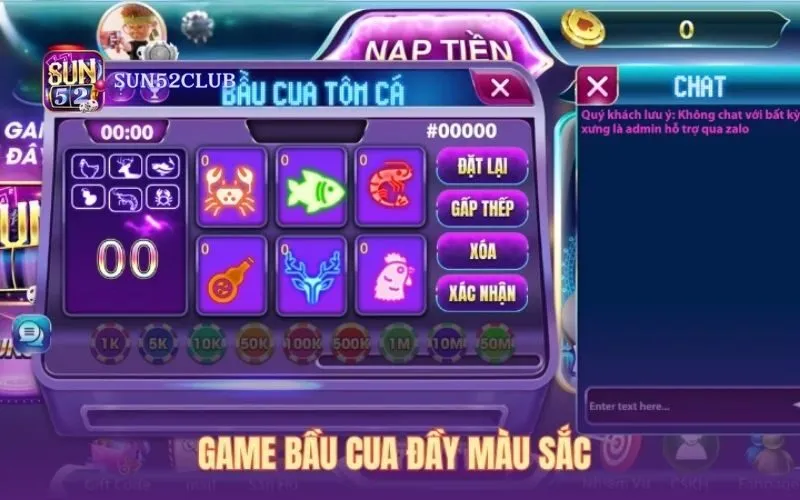 Mini game Bầu cua Sun52: Hướng dẫn chi tiết từng bước