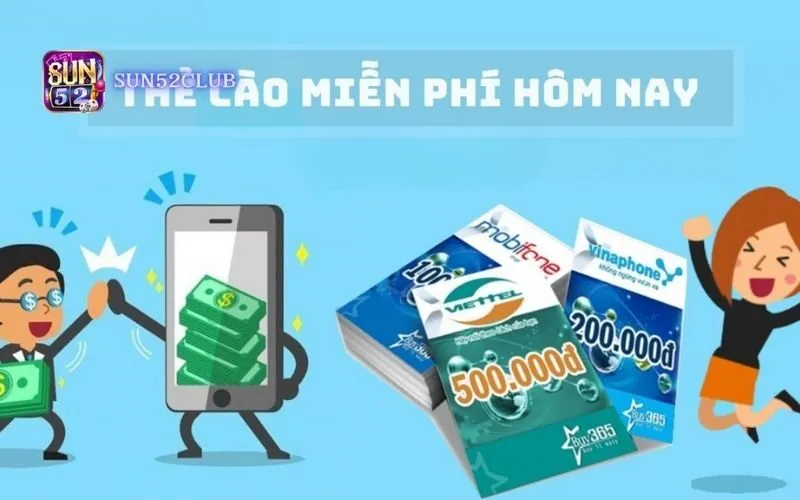 Thẻ cào miễn phí Sun52